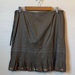 Sigrid Olsen y2k cotton skirt petite 8